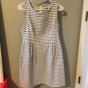 White stripped summery dress